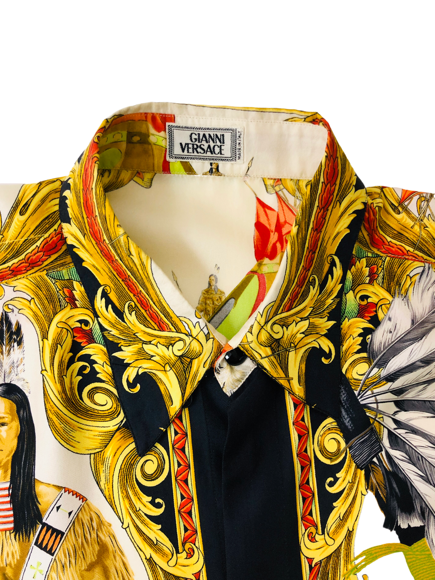 GIANNI VERSACE CAMICIA IN SETA ANNI 90S freeshipping - BEATBOX COLLECTION