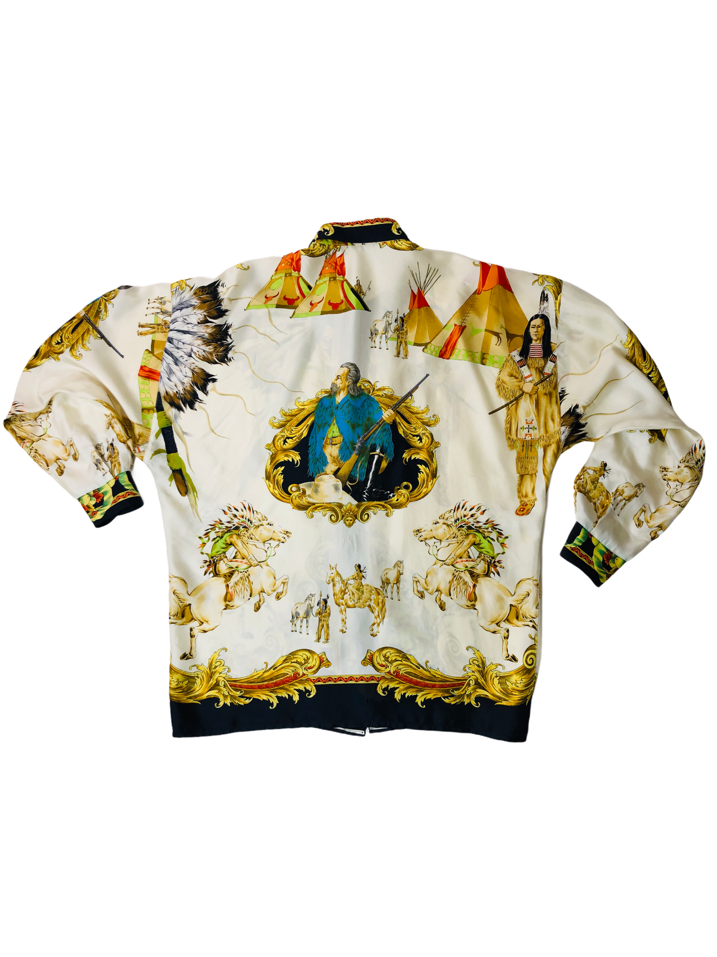 GIANNI VERSACE CAMICIA IN SETA ANNI 90S freeshipping - BEATBOX COLLECTION
