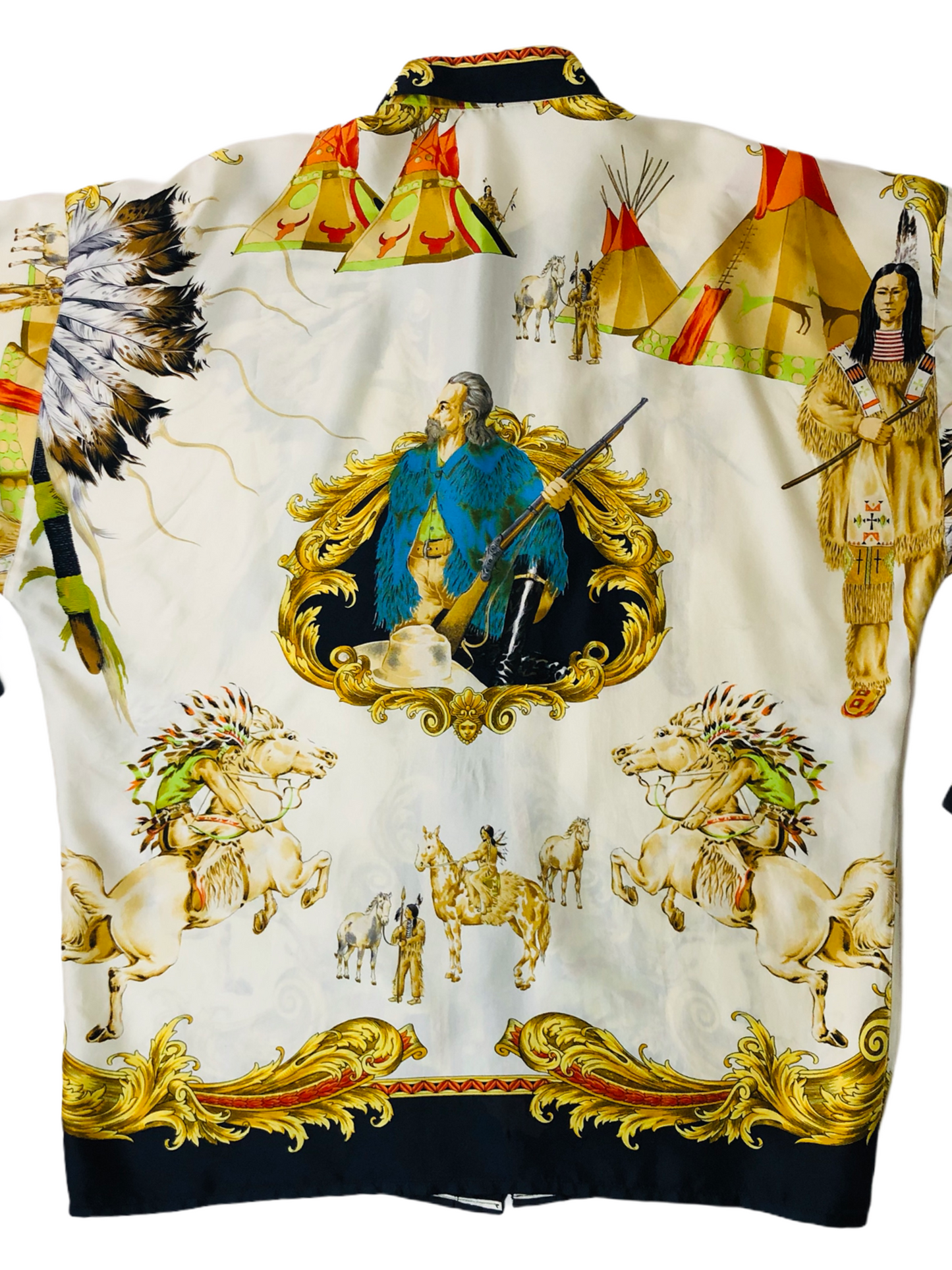 GIANNI VERSACE CAMICIA IN SETA ANNI 90S freeshipping - BEATBOX COLLECTION