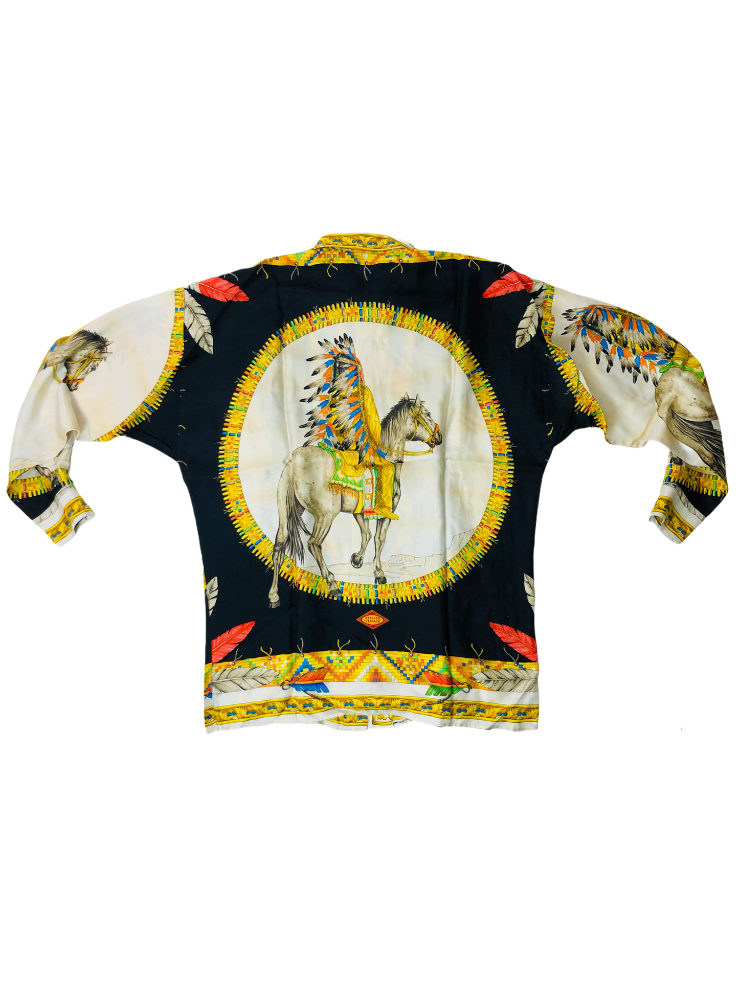 GIANNI VERSACE CAMICIA IN SETA ANNI 90S freeshipping - BEATBOX COLLECTION