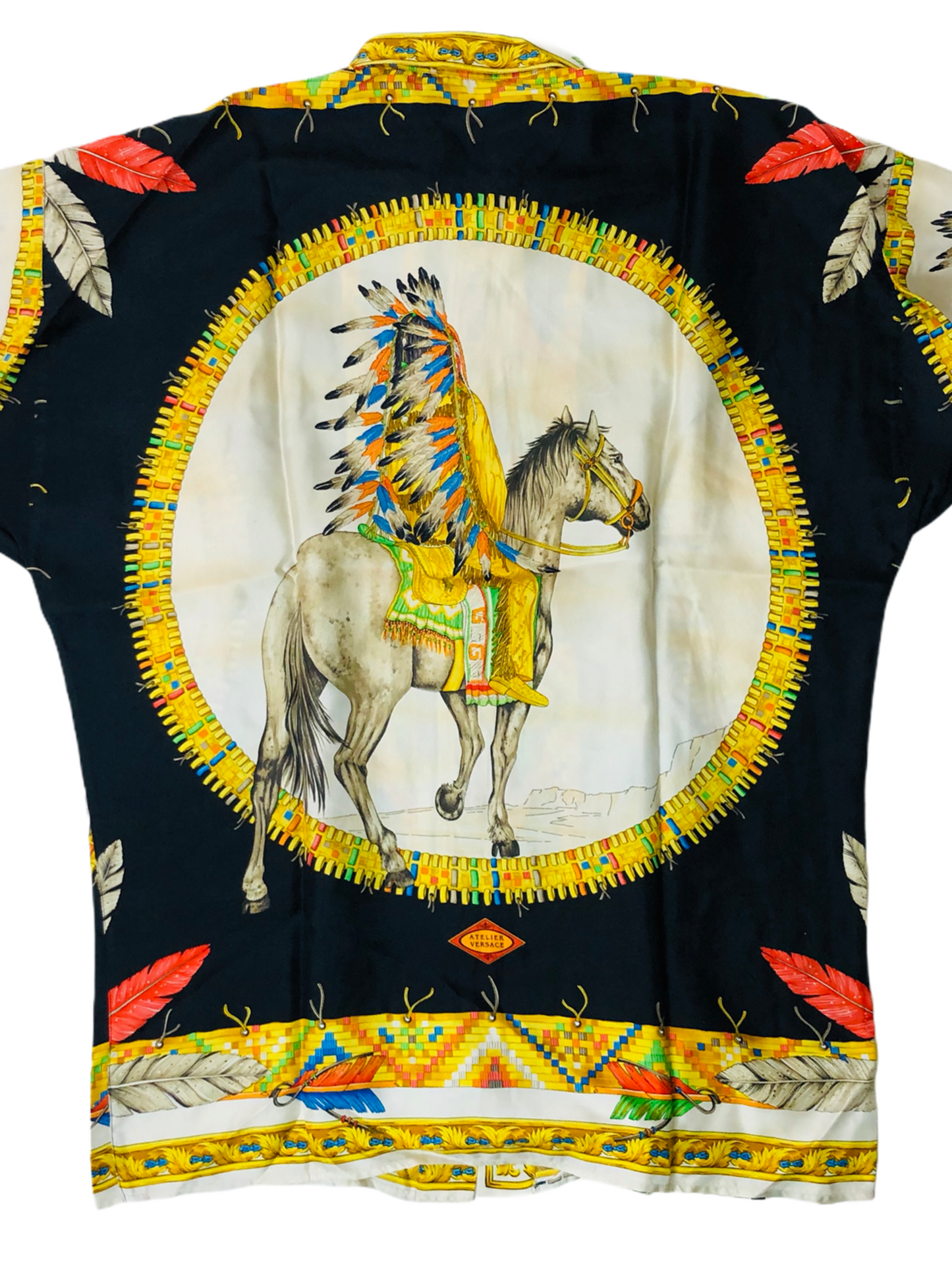 GIANNI VERSACE CAMICIA IN SETA ANNI 90S freeshipping - BEATBOX COLLECTION
