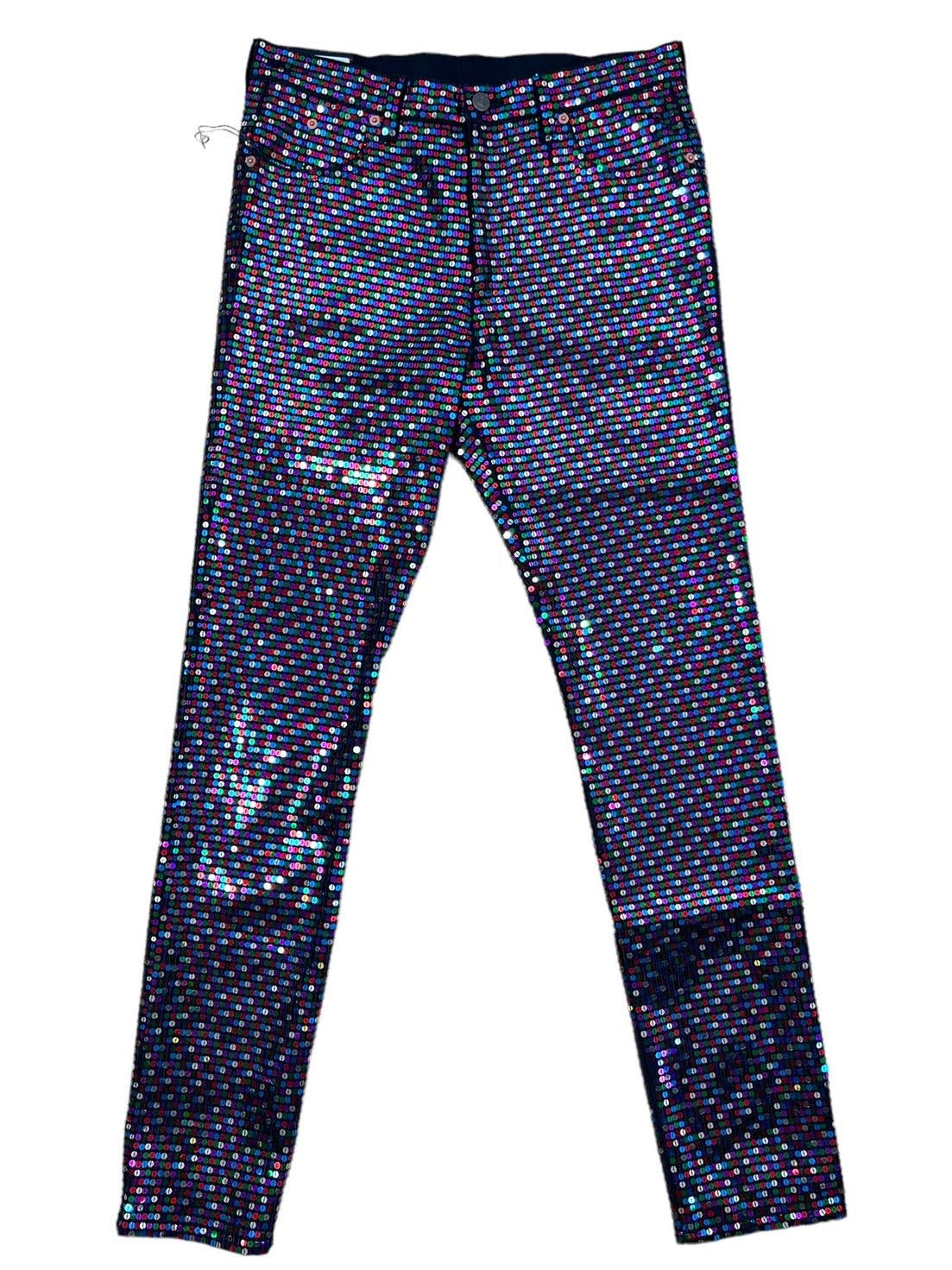 Gucci pantaloni in paillettes