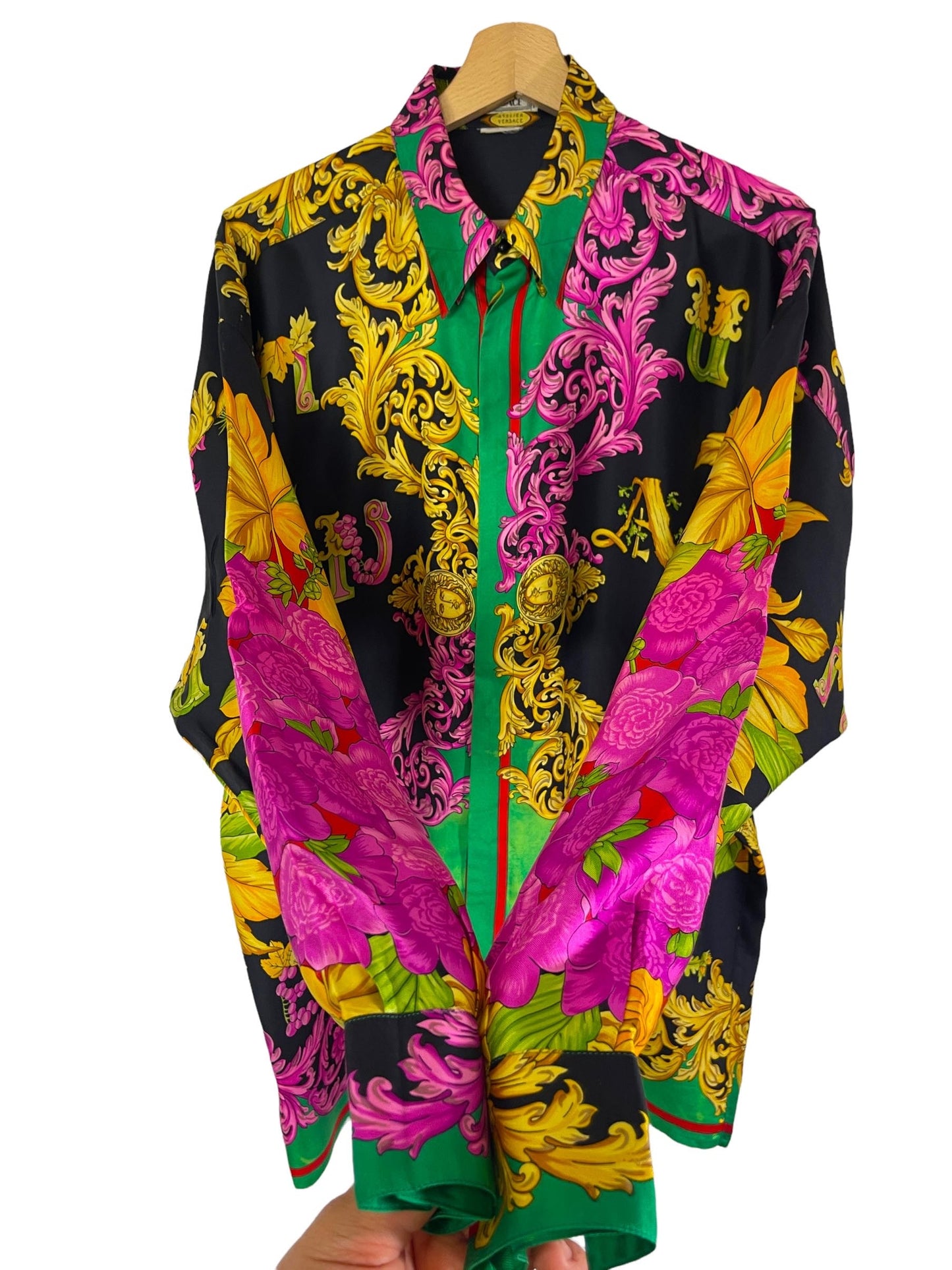 Gianni Versace camicia in seta
