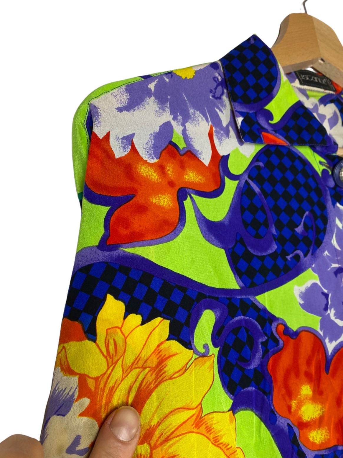 Istante Versace camicia in seta. (L) freeshipping - BEATBOX COLLECTION