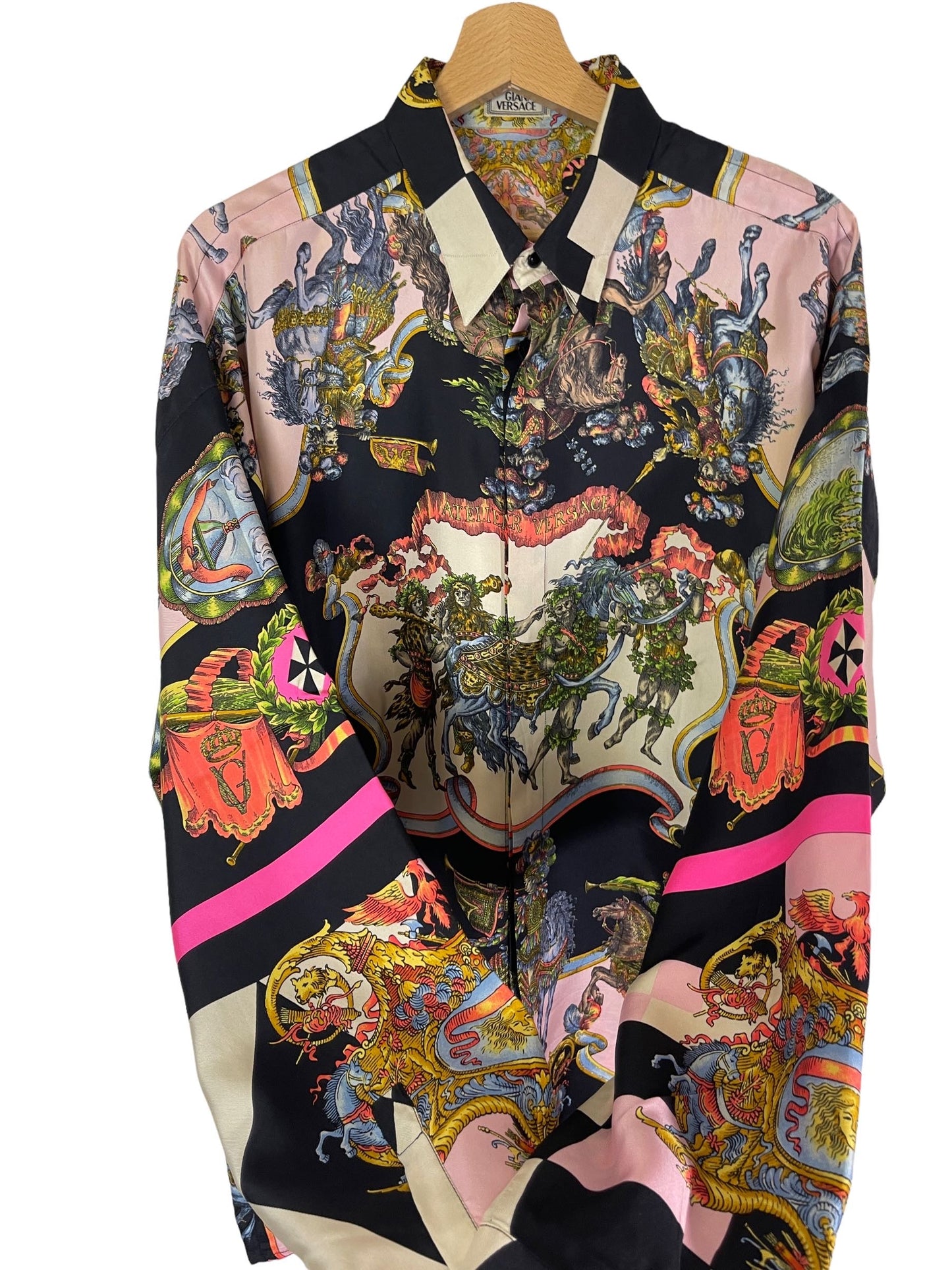 Gianni Versace camicia in seta