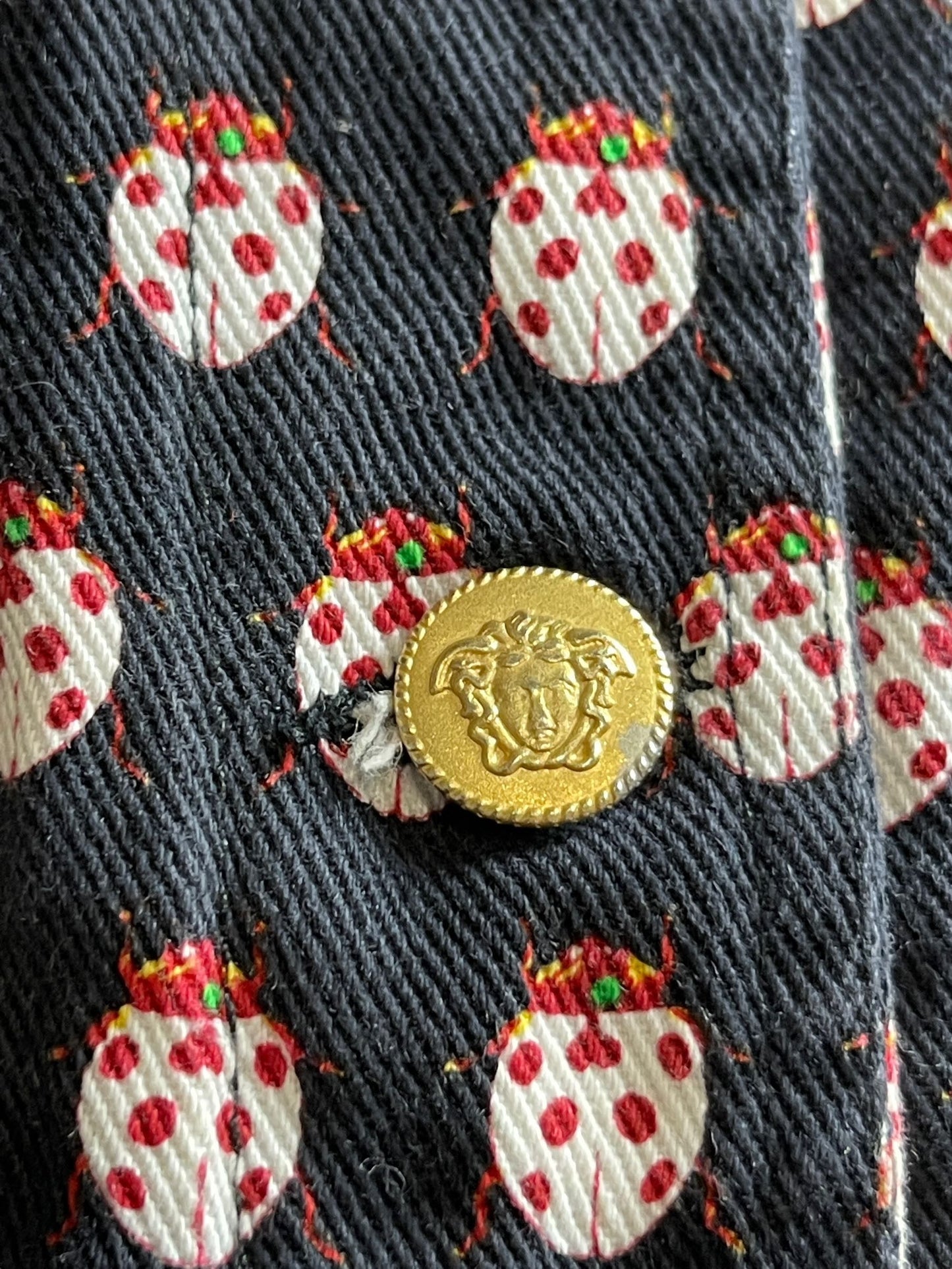 Versace vintage giacca coccinelle