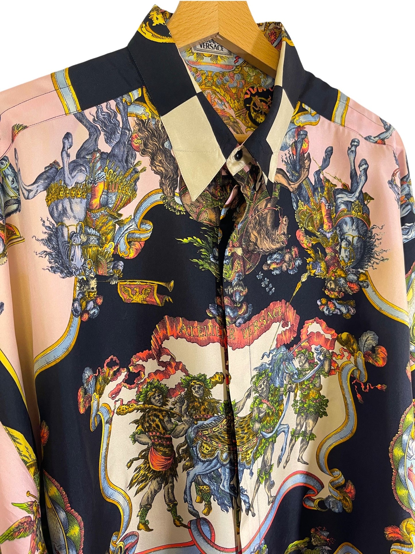 Gianni Versace camicia in seta