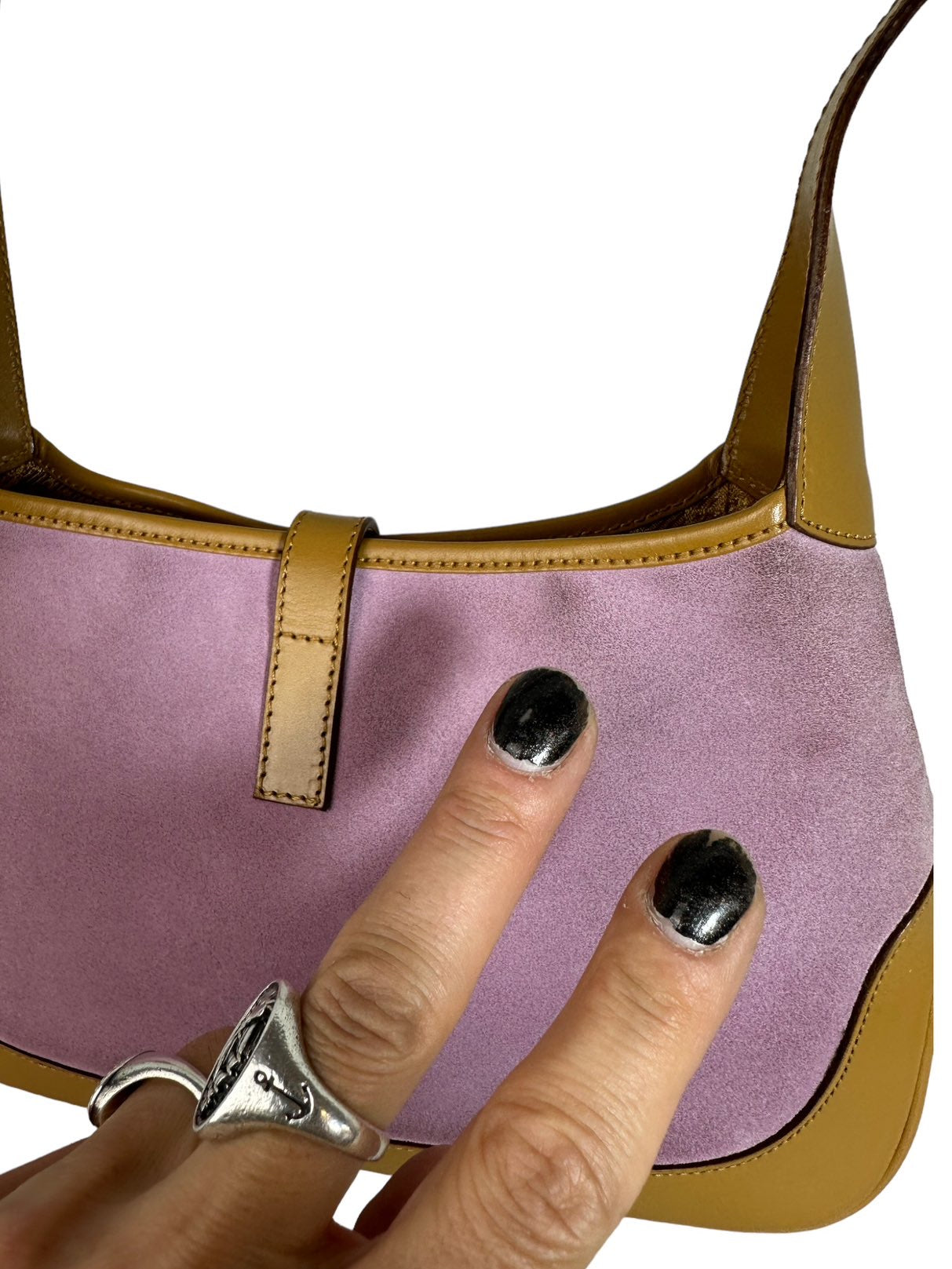 Gucci borsa mini Jackie vintage lilla.
