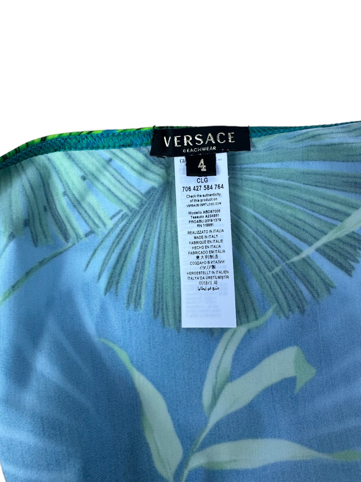 Versace costume da bagno stampato.
