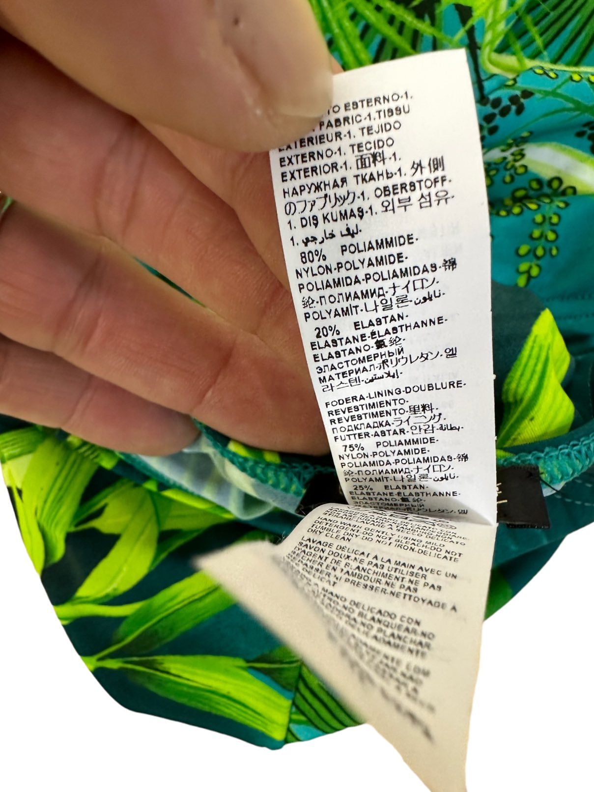 Versace costume da bagno stampato.