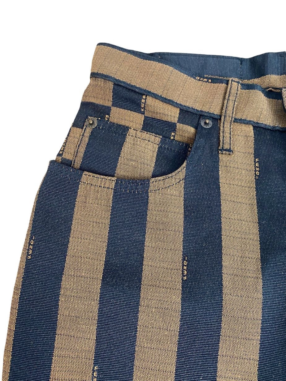 Fendi pantaloni vintage a righe. (M)