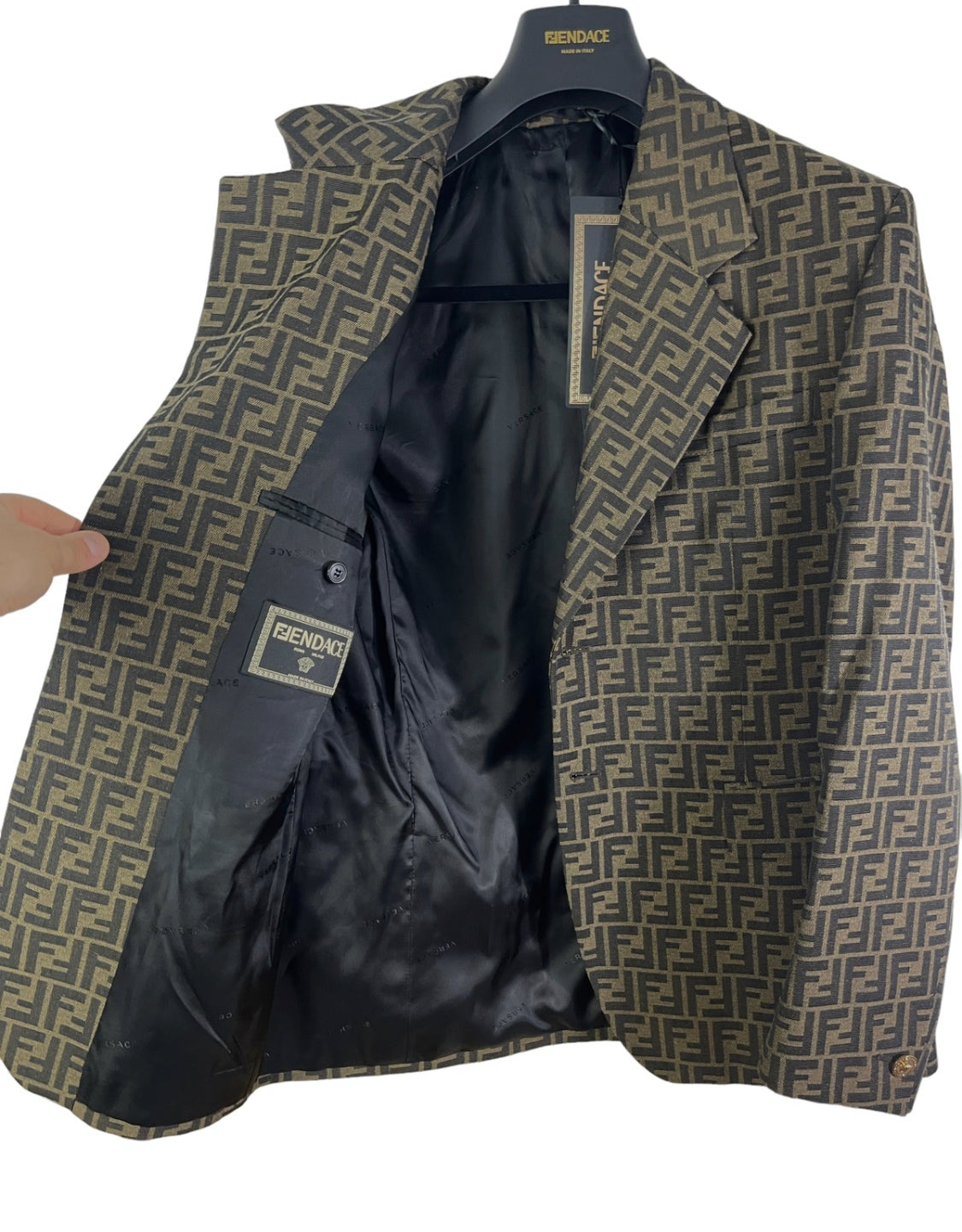 Blazer Fendace jacquard
