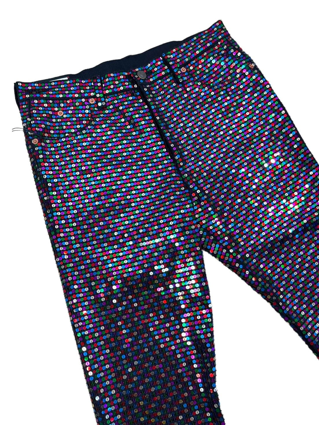 Gucci pantaloni in paillettes