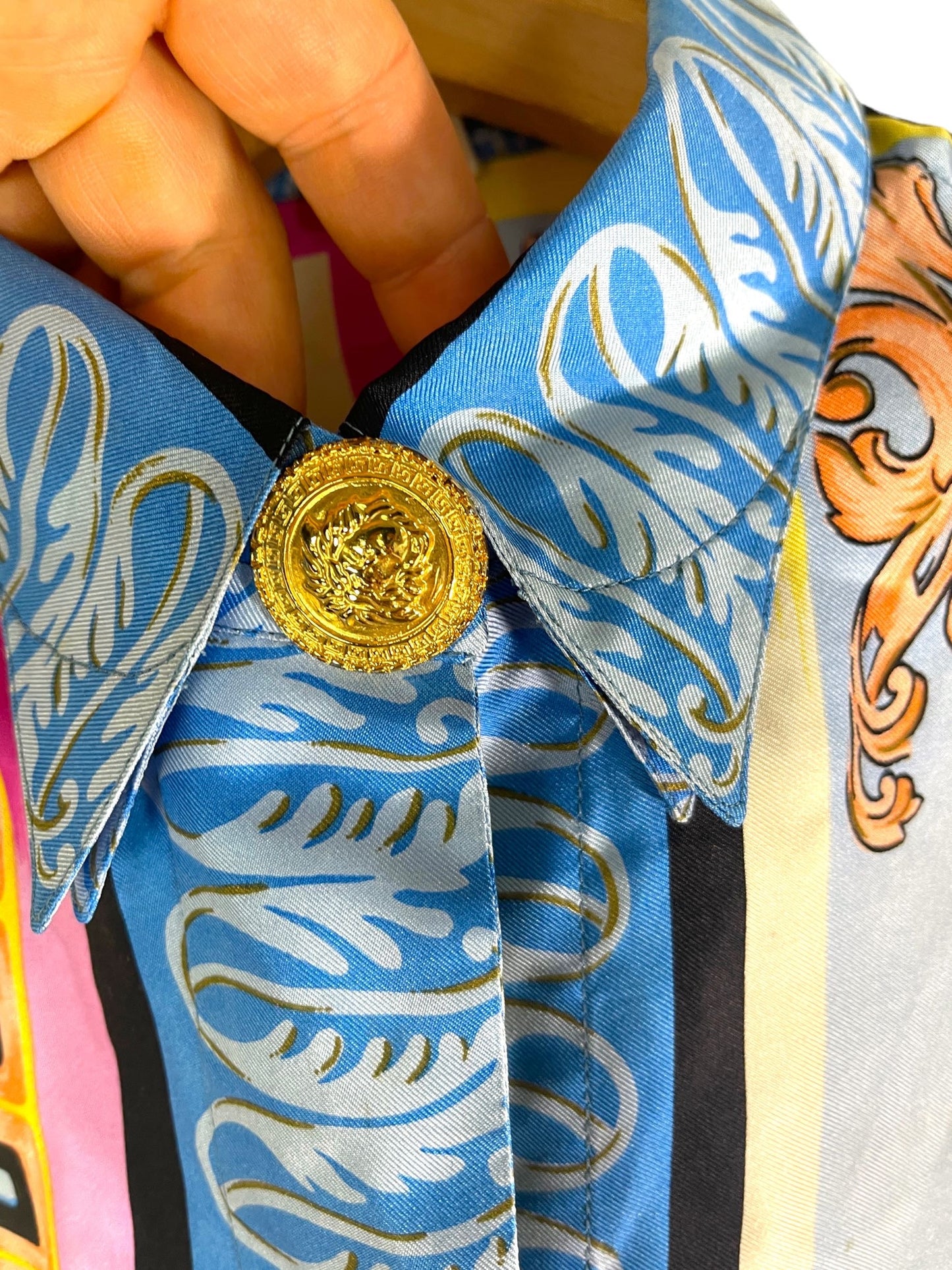 Gianni Versace camicia vintage in seta
