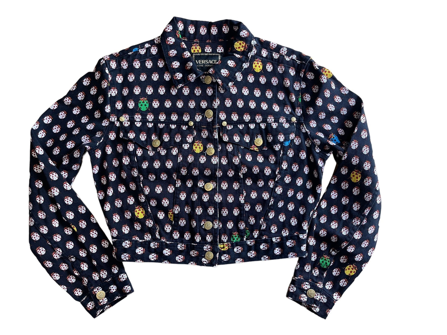 Versace vintage giacca coccinelle