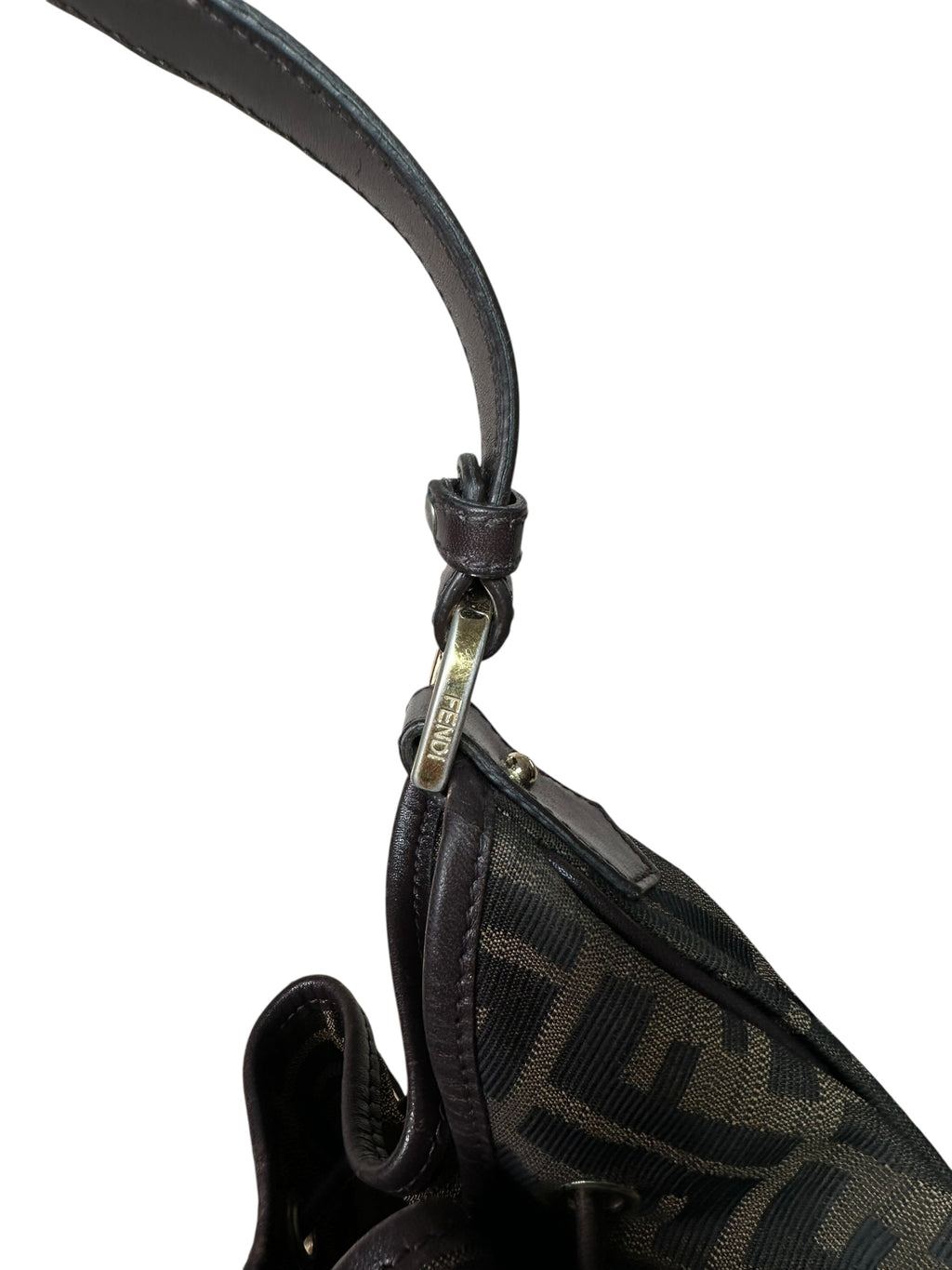 Fendi borsa hobo vintage in tela FF — foto 7