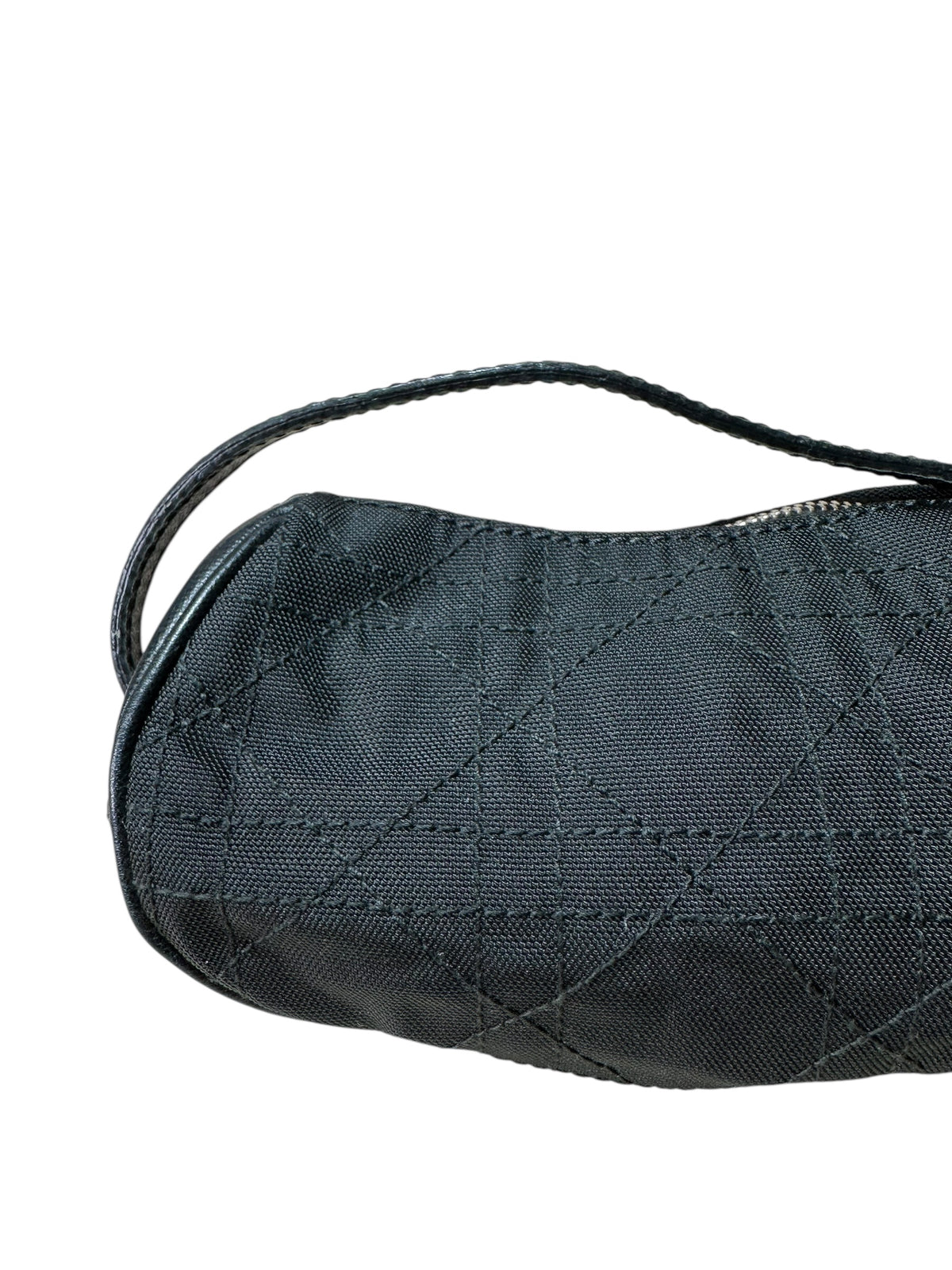 Dior mini borsa vintage in tela e pelle — foto 3