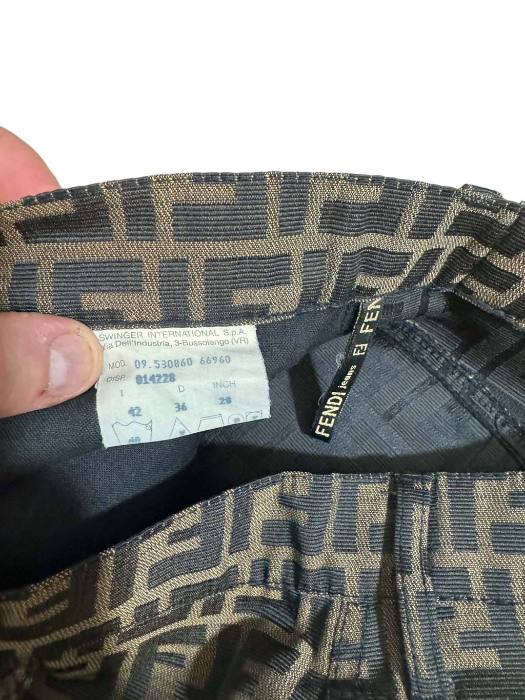 Fendi gonna vintage monogram — foto 5