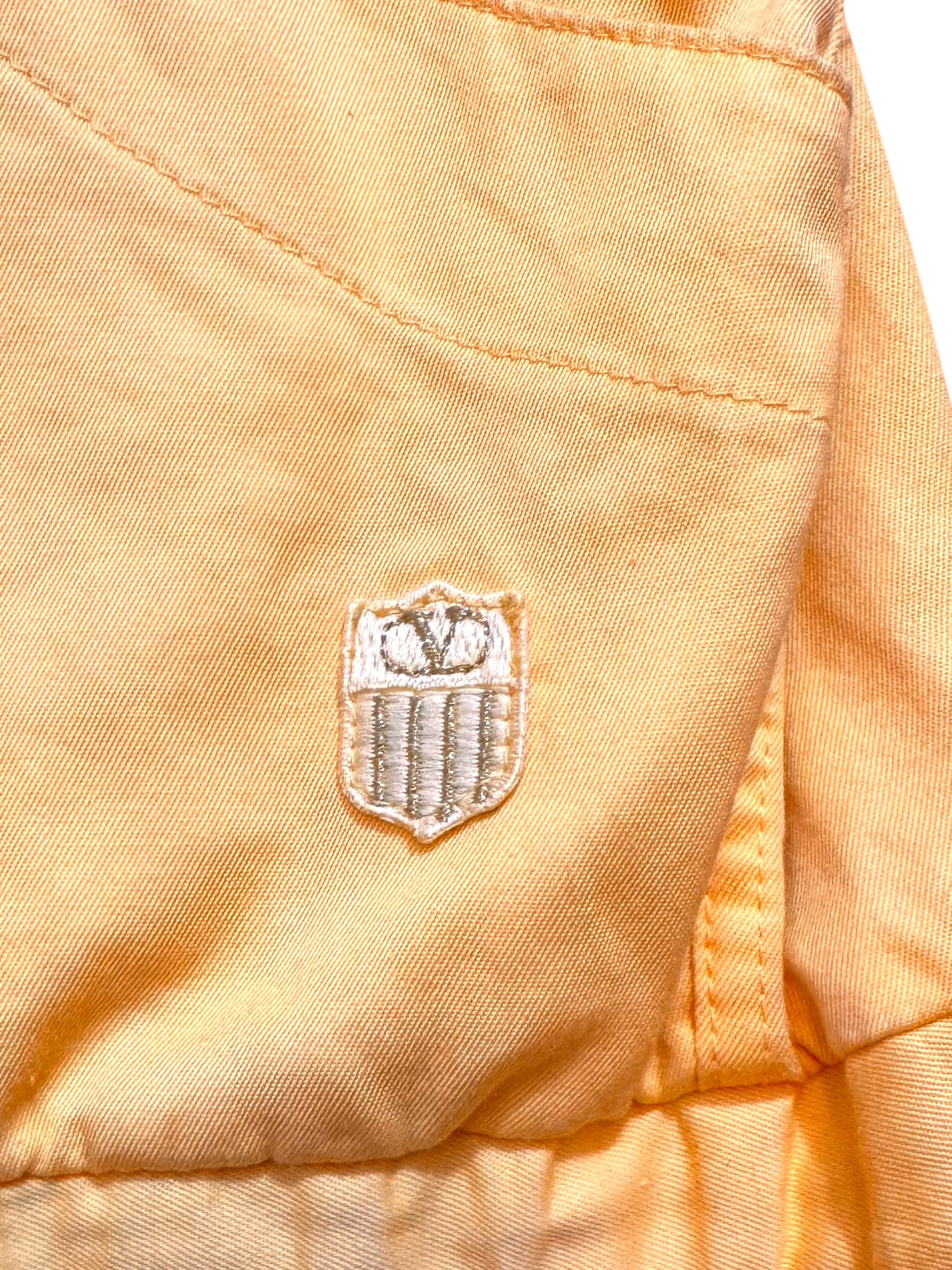 Giacca Valentino Sport gialla uomo vintage Made in Italy 100% cotone