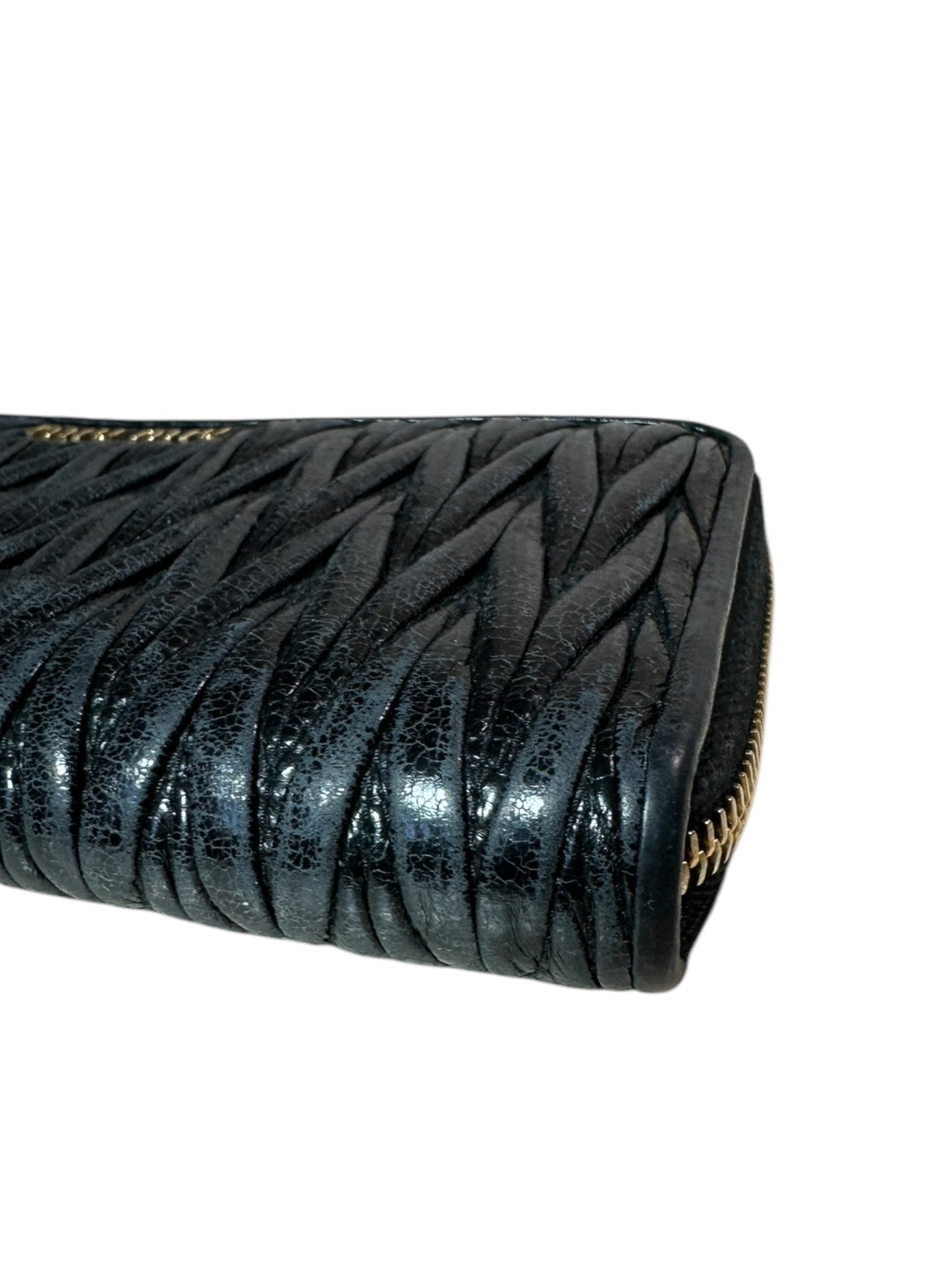 Miu miu portafoglio in pelle