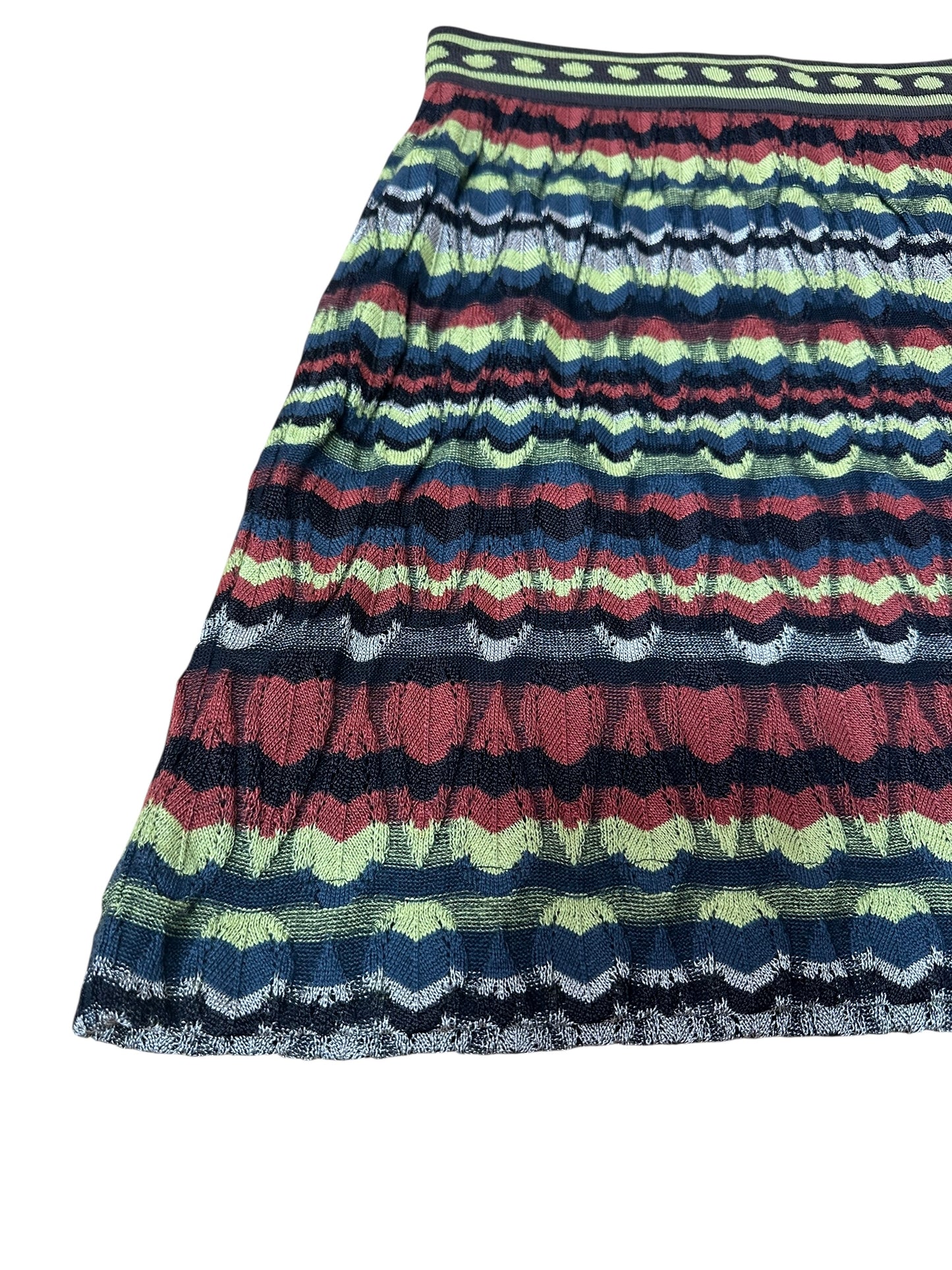 Missoni mini gonna in maglia (M)