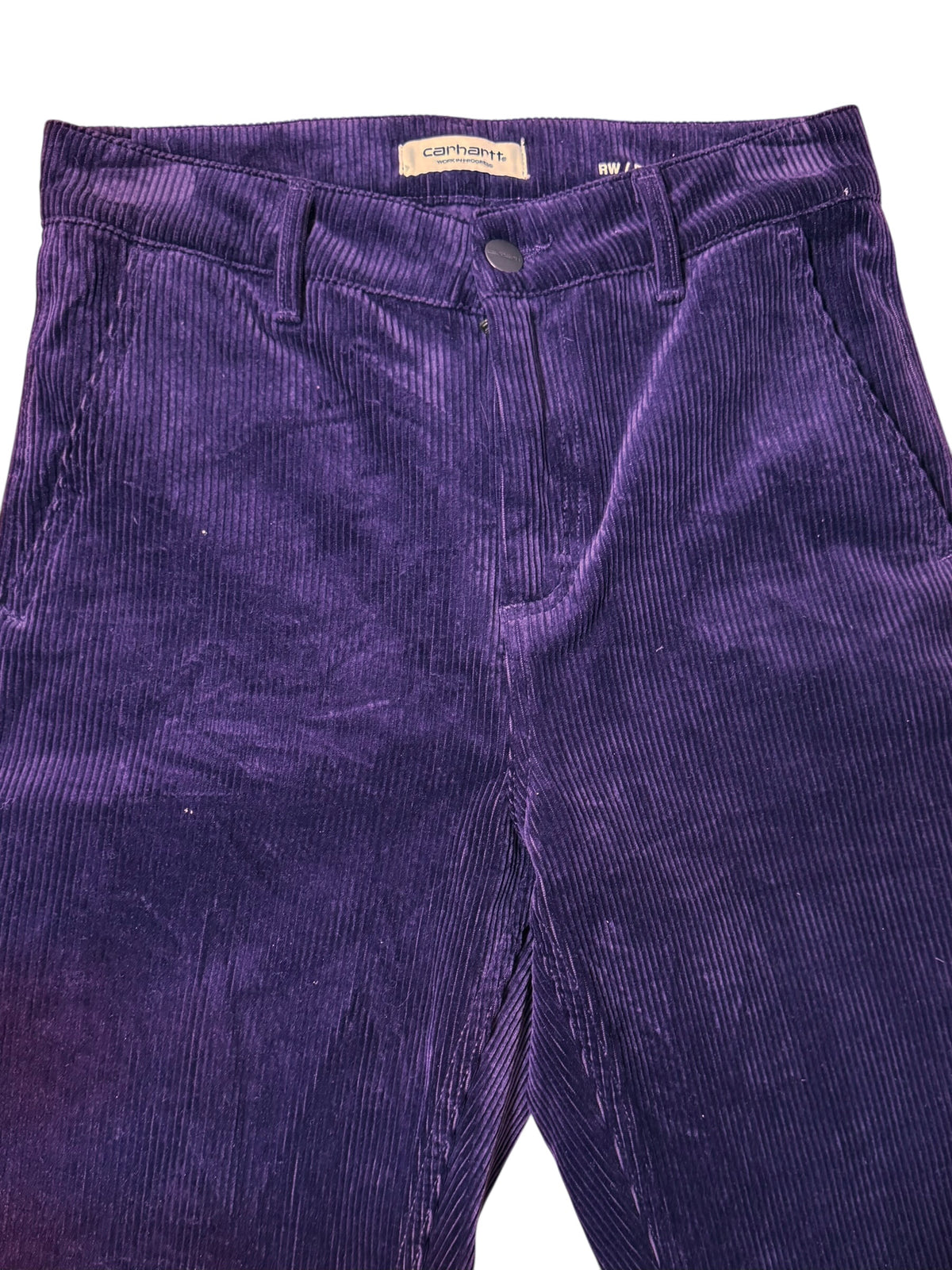 Pantaloni Carhartt Wip W’ Pierce Pant velluto viola taglia 24 — foto 3