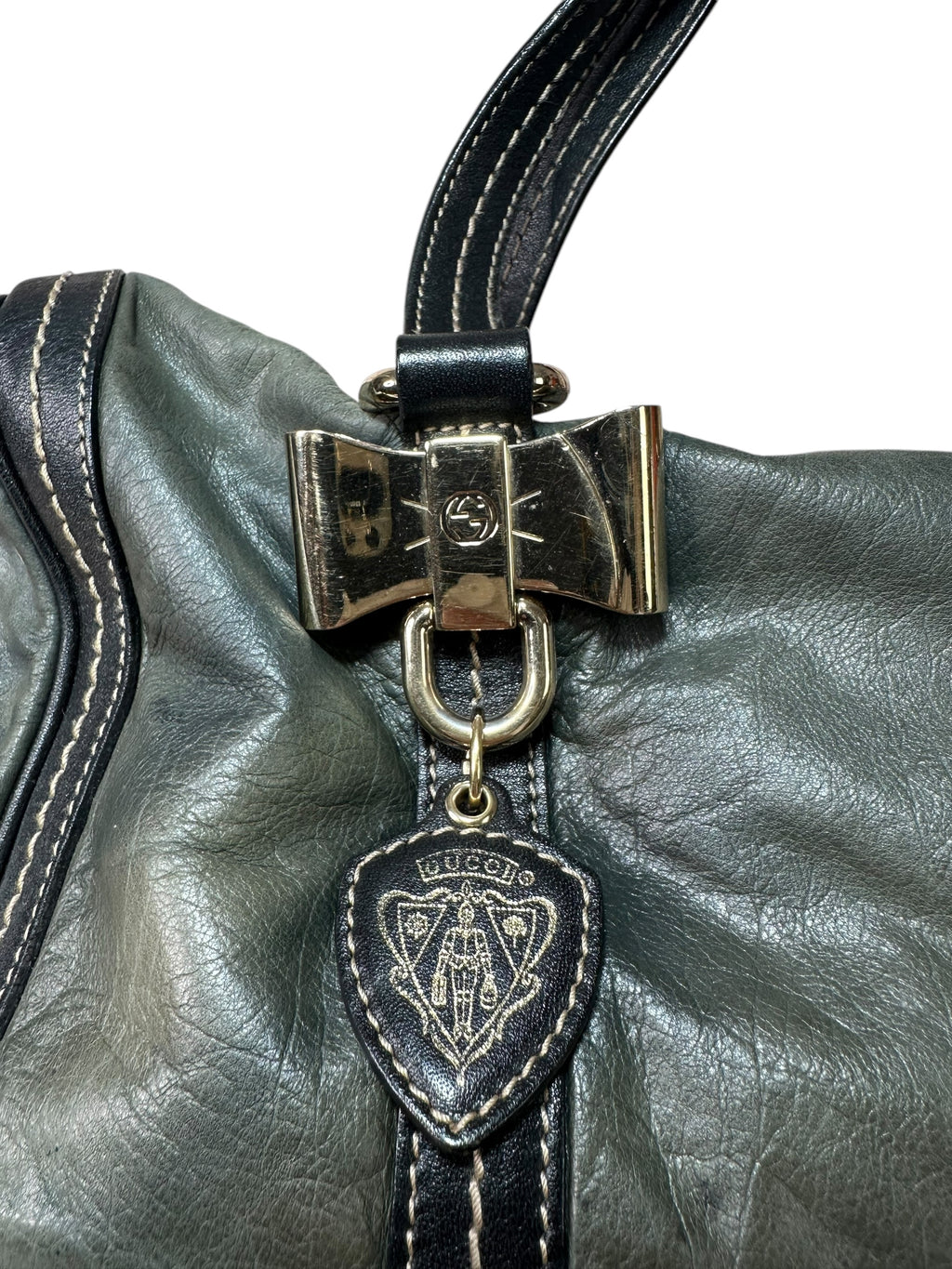 Gucci borsa vintage in pelle — foto 5