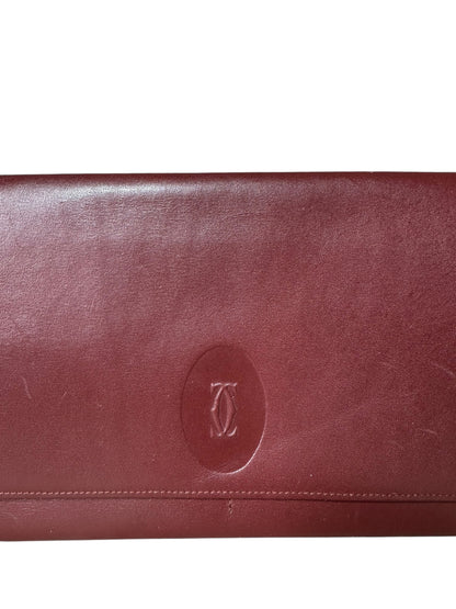 Cartier pochette vintage in pelle