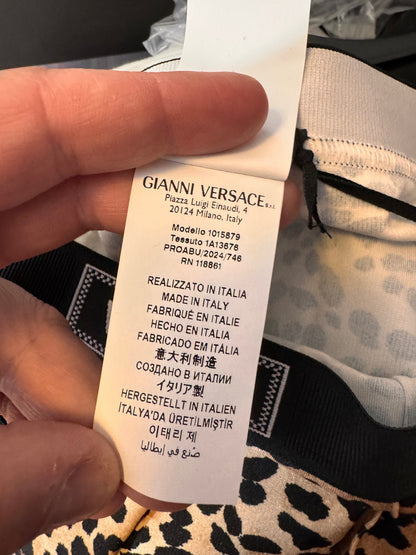 Leggings Versace leopardati con staffa taglia M nuovi — foto 9