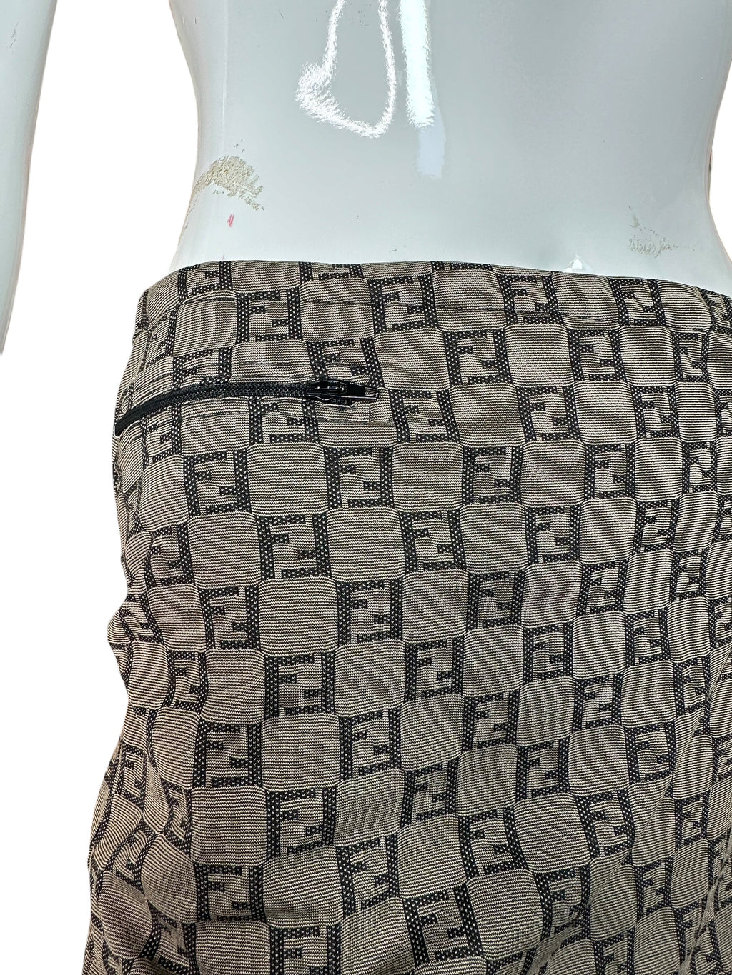 Fendi gonna vintage FF (M)