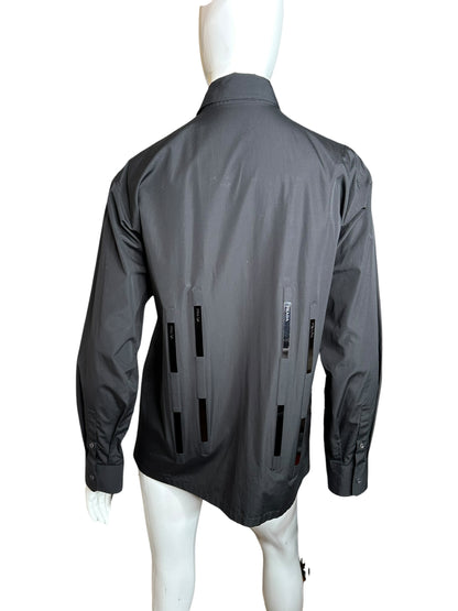 Prada camicia in cotone struttura — foto 4
