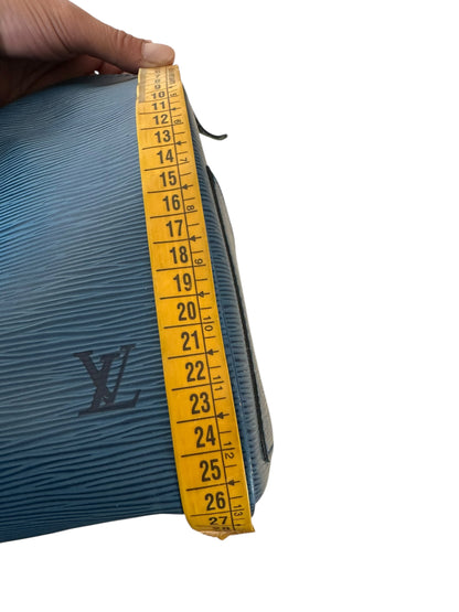 Louis Vuitton borsa speedy in pelle epi blu