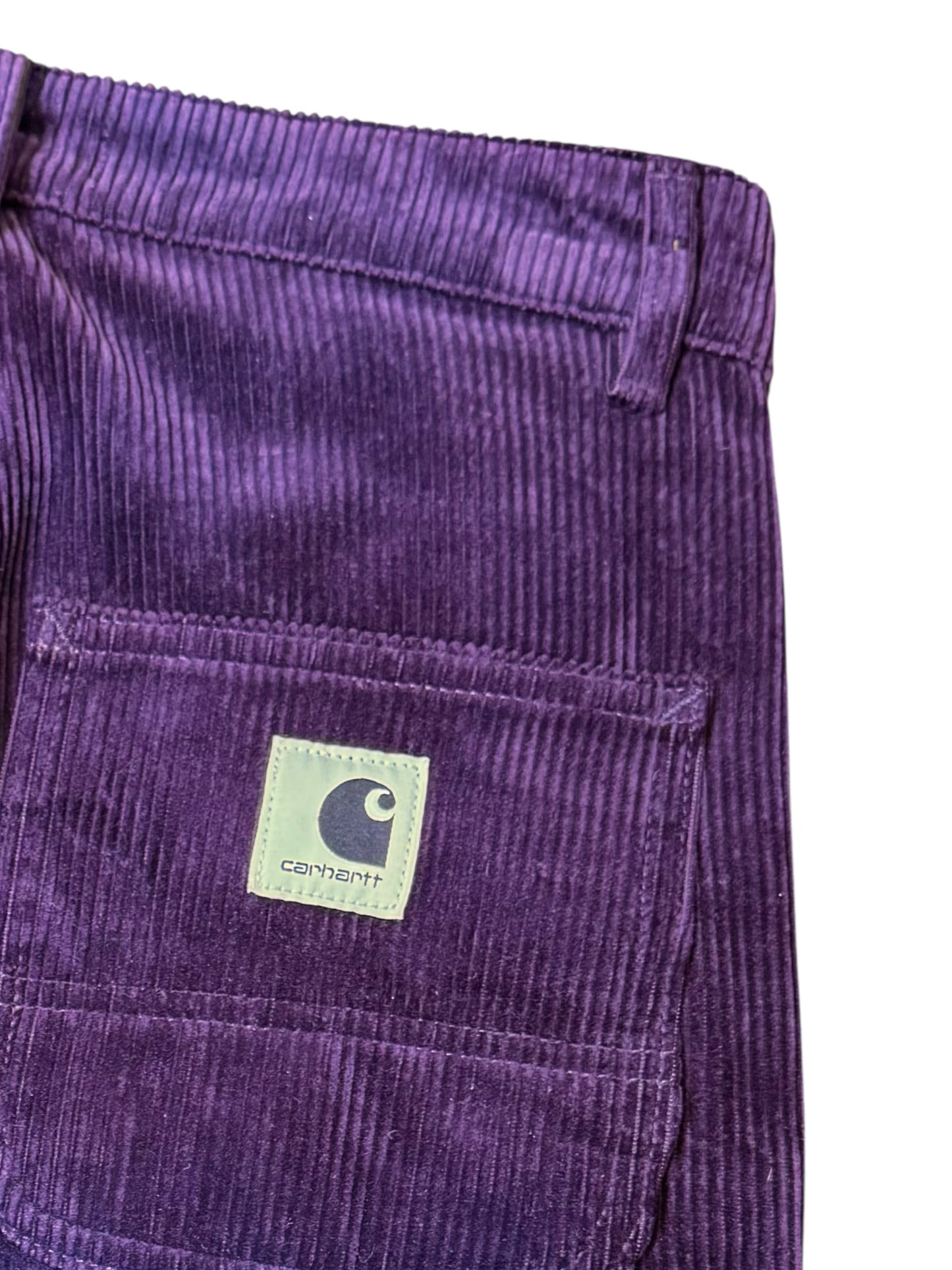 Pantaloni Carhartt Wip W’ Pierce Pant velluto viola taglia 24 — foto 8