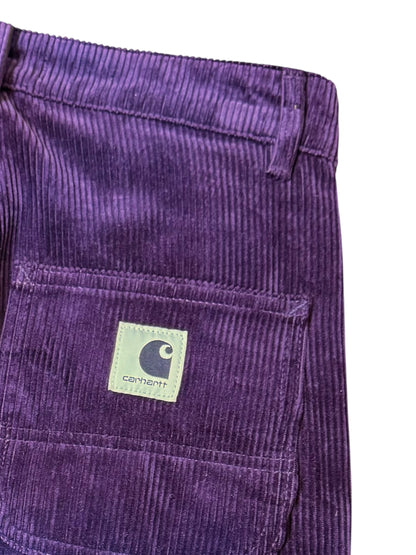Pantaloni Carhartt Wip W’ Pierce Pant velluto viola taglia 24 — foto 8