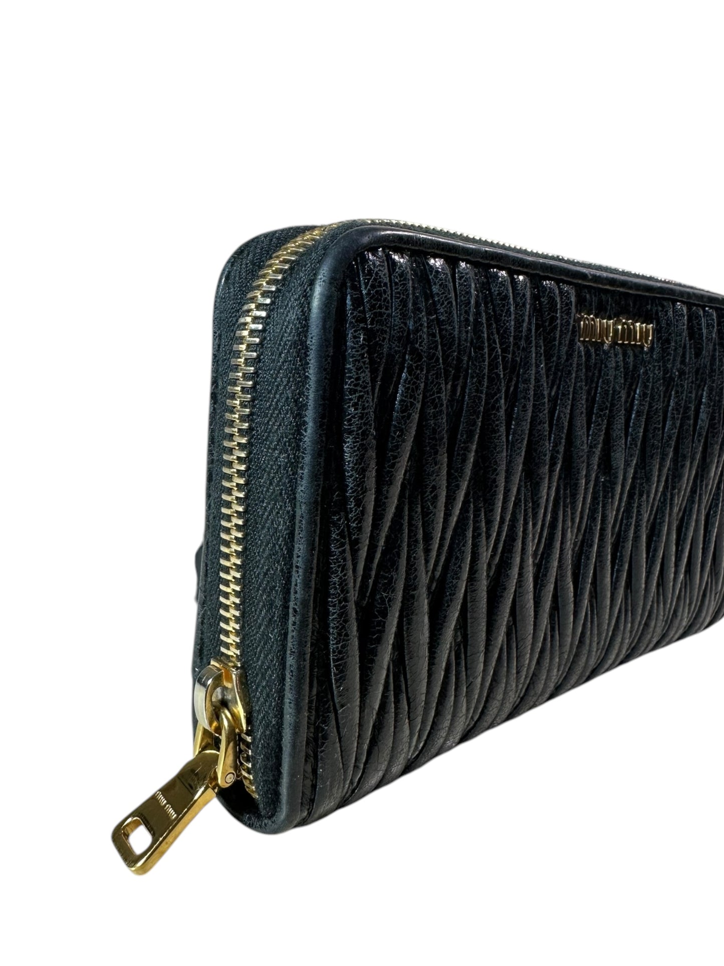Miu miu portafoglio in pelle