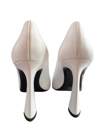 Versace décolleté Medusa bianche in pelle tacco alto - taglia 40