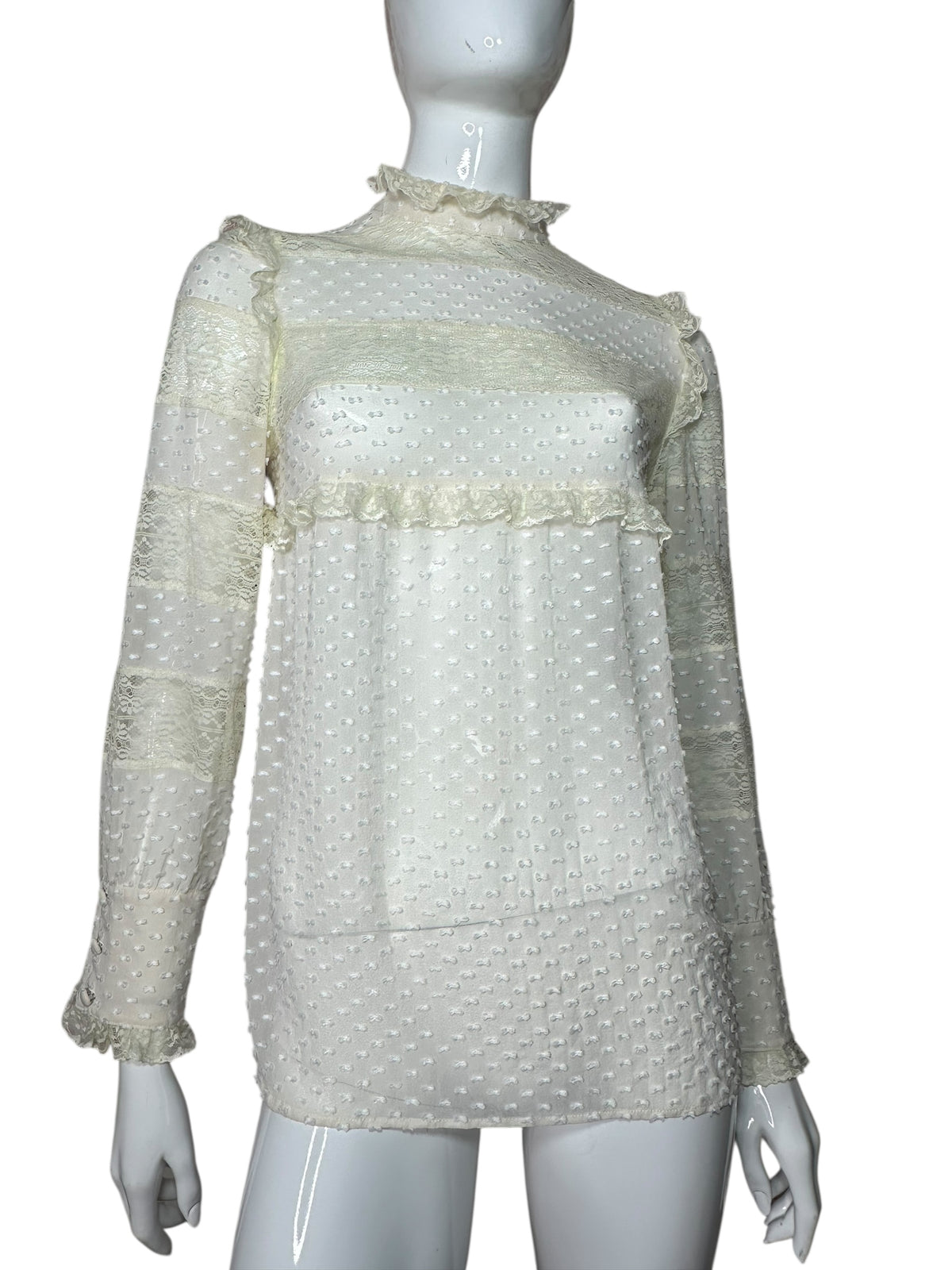 Red Valentino camicia in pizzo — foto 3