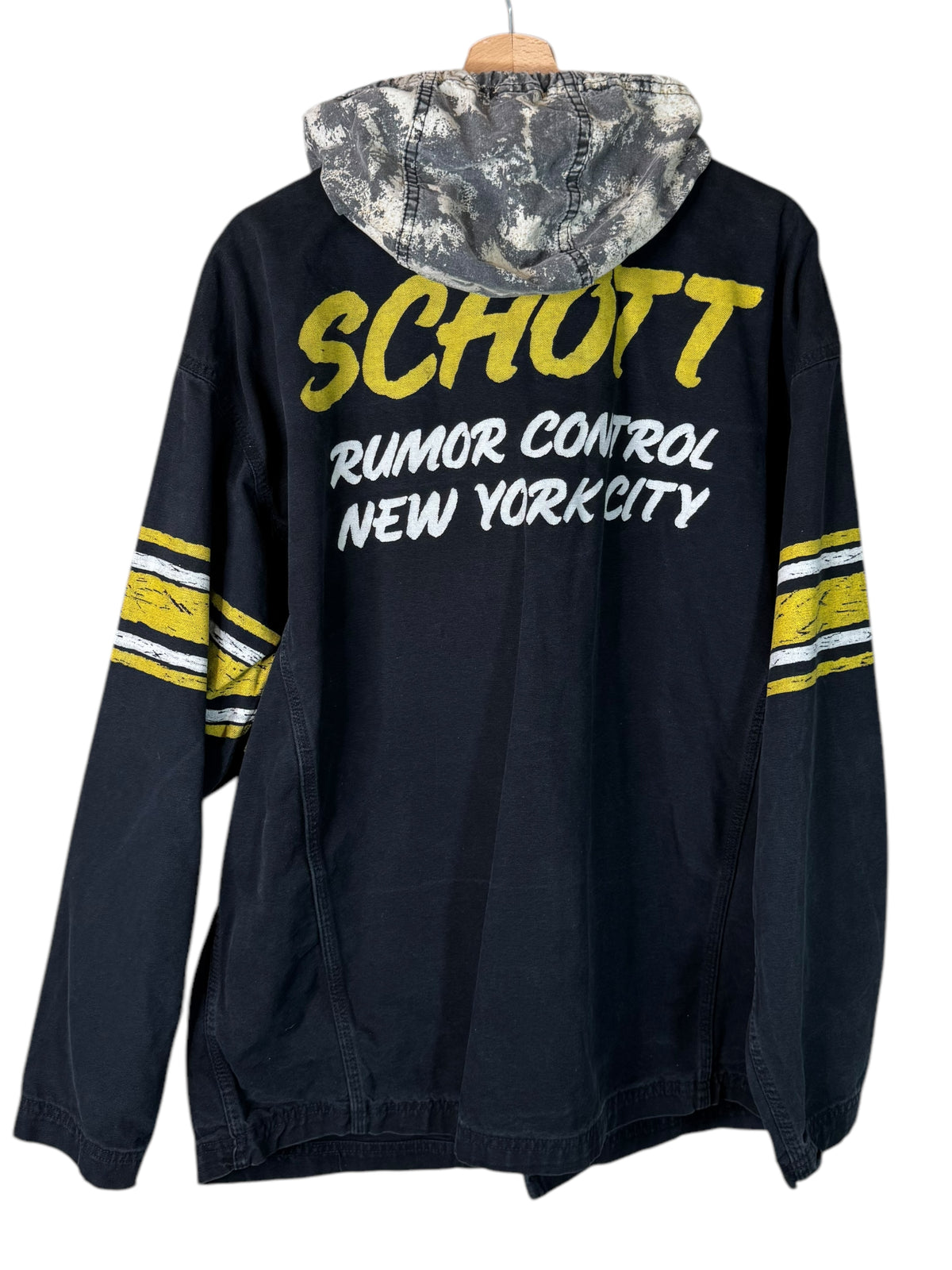 Schott NYC Vintage Hoodie Jacket – Made in Italy