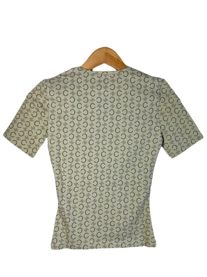 Celine t-shirt con loghi. (S)