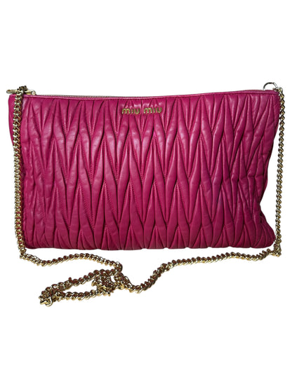 Miu Miu maxi pochette in pelle — foto 14