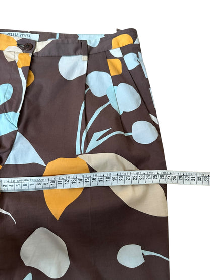 Miu Miu pantaloni vintage stampati (S)
