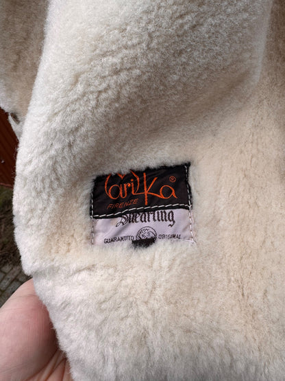 Giacca shearling uomo Arika Firenze vera pelle montone taglia 48