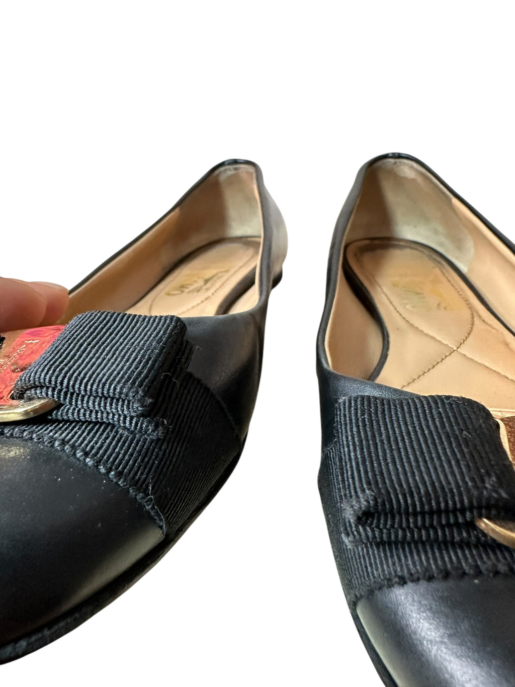 Salvatore Ferragamo ballerine in pelle — foto 4