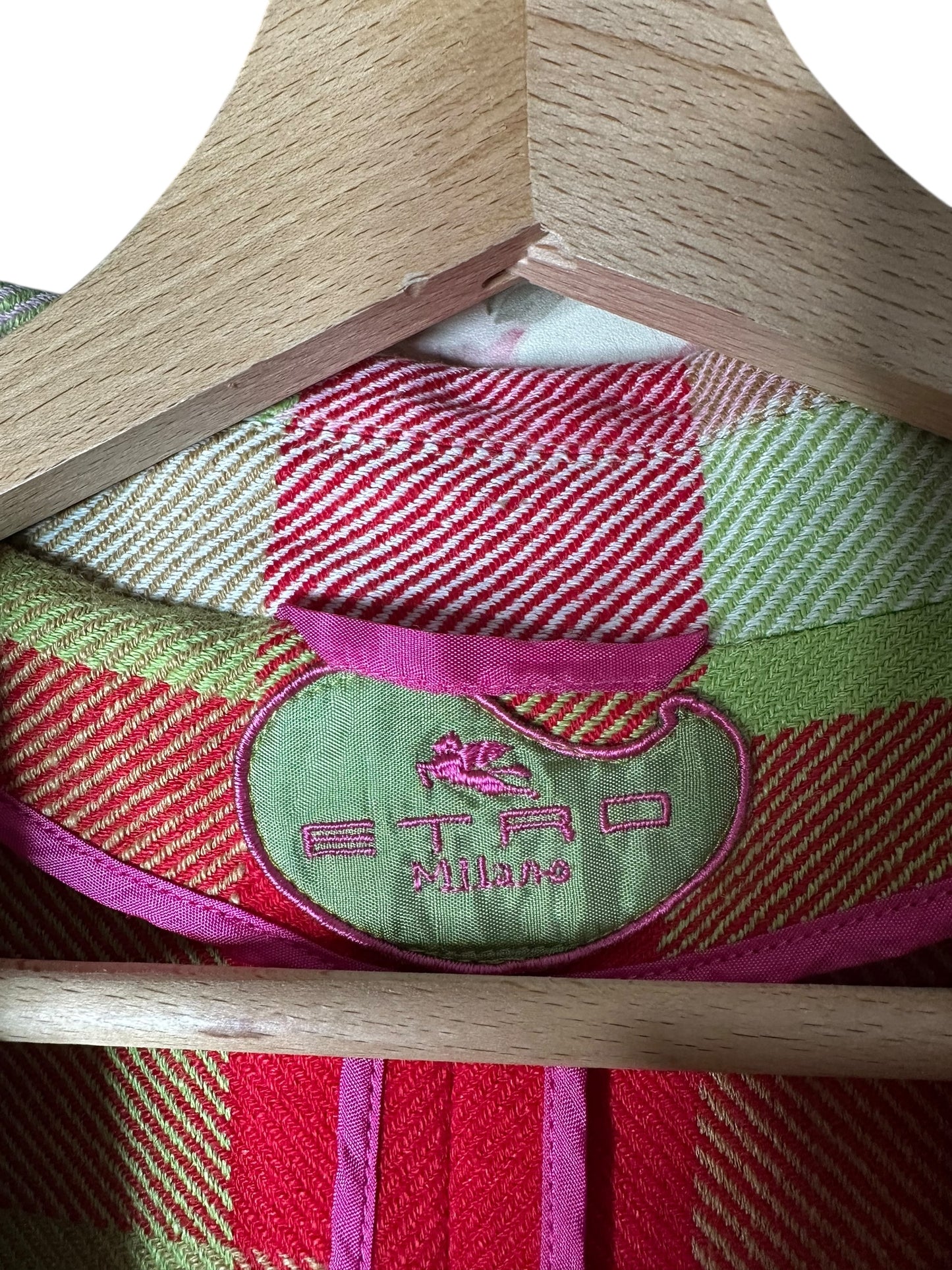 Etro blazer vintage a quadri