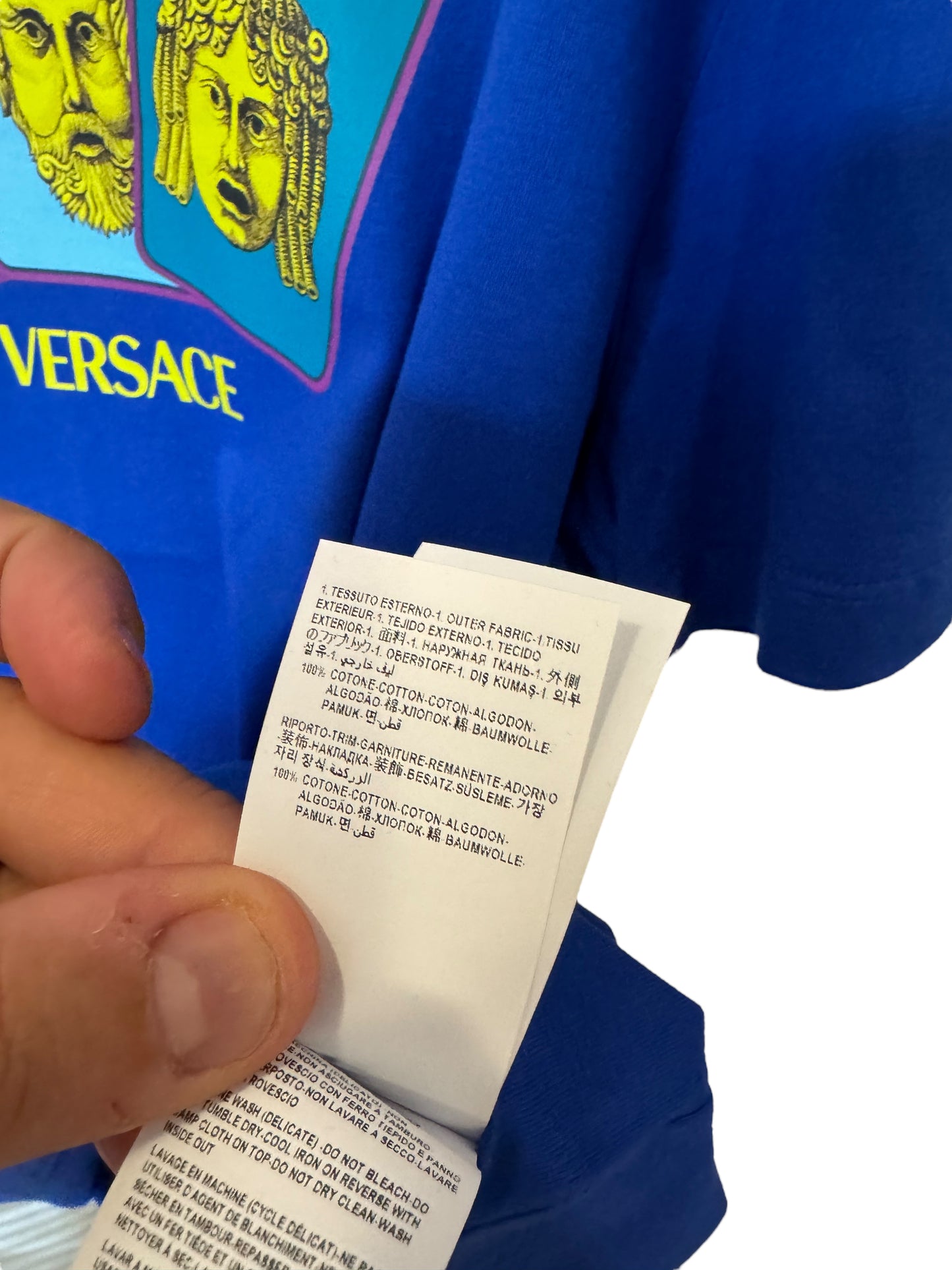 Versace t-shirt con stampa (M)