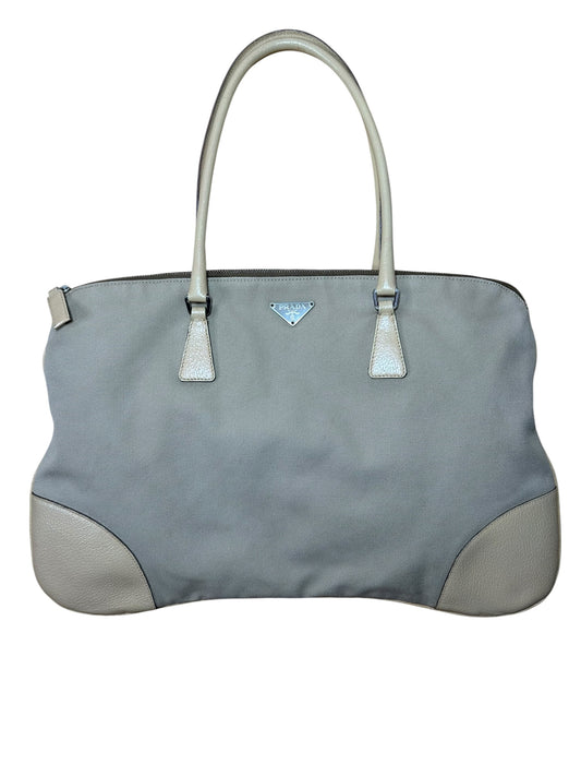 Prada borsa vintage in tela e pelle