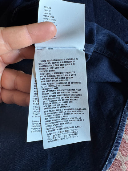 Camicia Prada Uomo Denim Blu 100% Cotone Taglia 39