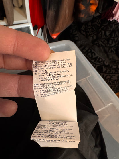 Gonna Versace nera lana e seta - Made in Italy - IT38 e IT36