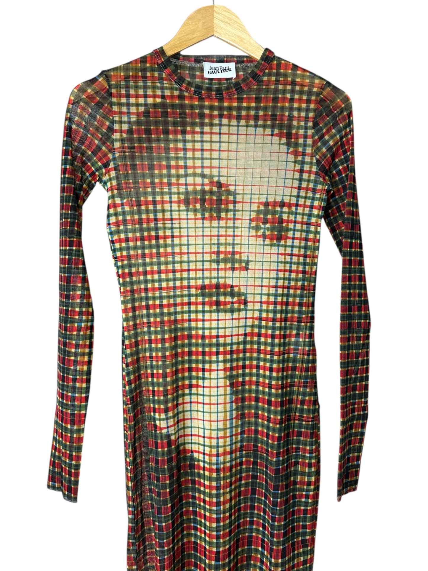 Jean Paul Gaultier maxi abito stampato (M)