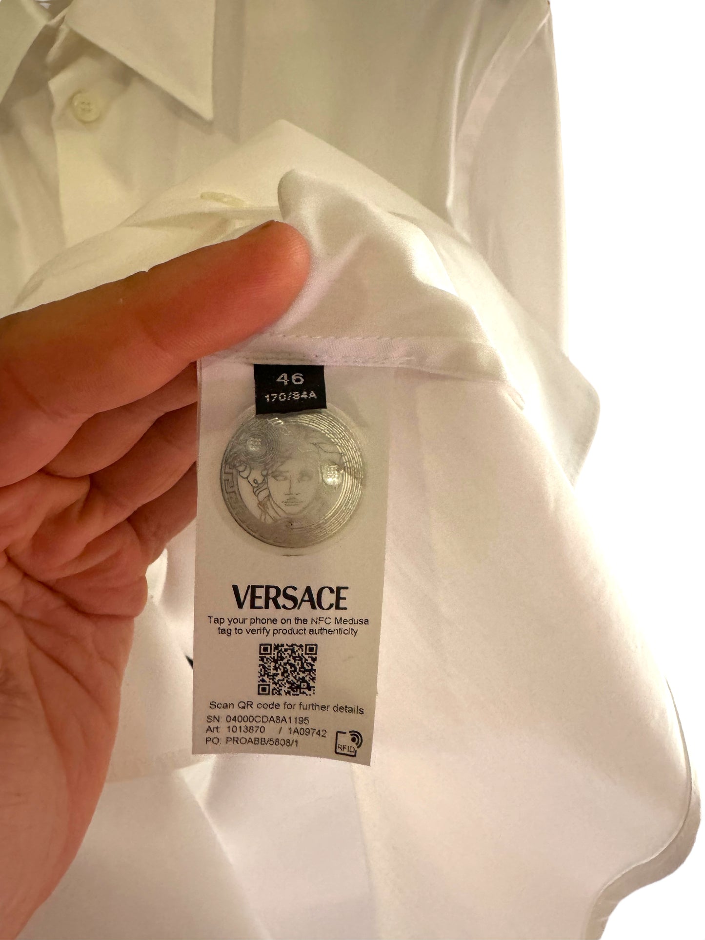 Versace camicia in cotone (46)